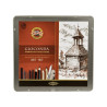 Koh-i-noor gioconda 8899 a set of colored pencils in a metal box