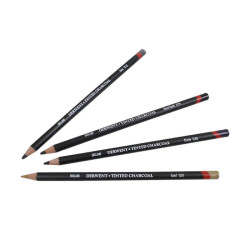 Derwent set of colored carbons in a 24 colors crayon