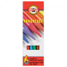 Treeless pastel Crayons Koh-i-Noor Progresso 6 pieces