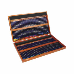 Derwent inktense zestaw 72 tuszy w kredce drewniana kaseta - sklep pla