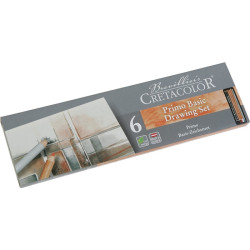 Cretacolor primo basic drawing zestaw rysunkowy 6 sztuk - sklep plasty