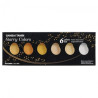 Kuretake gansai tambi starry colors zestaw 6 metalicznych akwareli - s