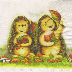 Decoupage Napkin hedgehogs Ambiente 17-13307460
