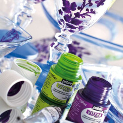 Set of PEBEO Vitrea 160 Frosted glass paints - 6x20ml