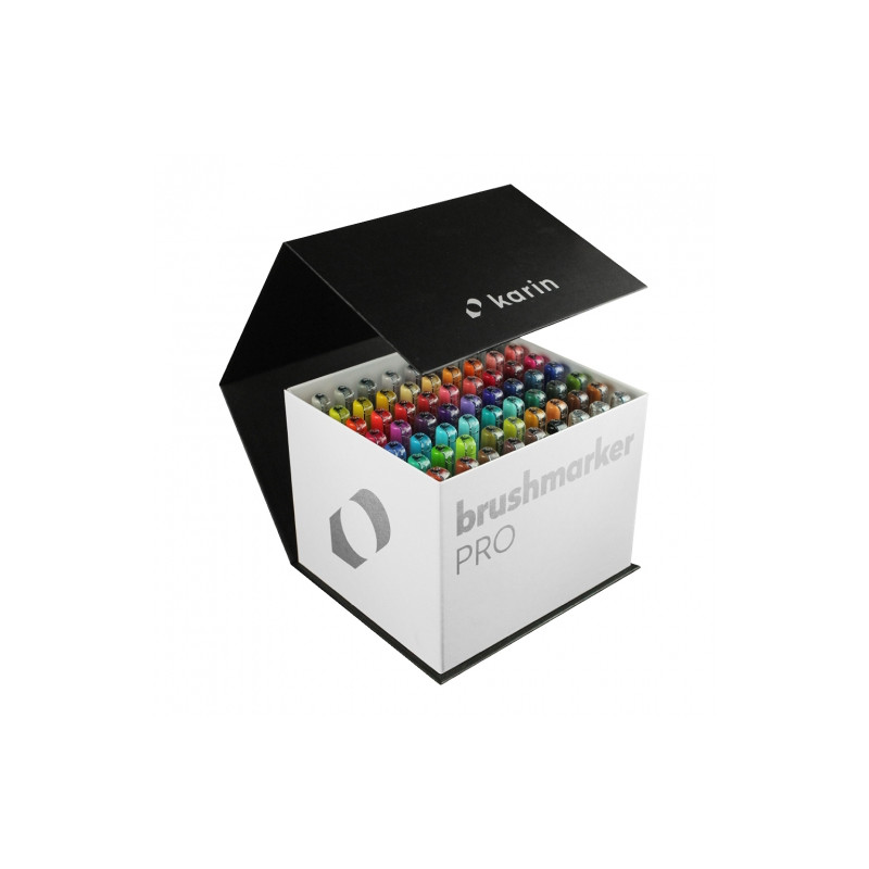 Karin brushmarker pro zestaw 60 markerów megabox - sklep plastyczny -