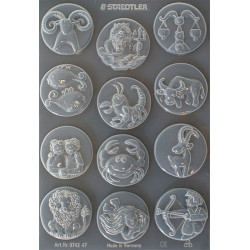 FIMO Clay Moulds - Zodiac Signs