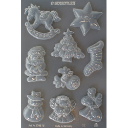 Staedtler Fimo Clay Mould 'Merry Christmas' - szał art - sklep plastyc