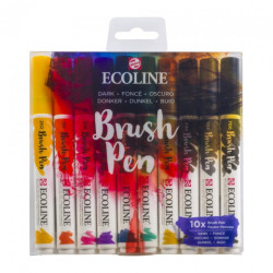 Talens ecoline dark set of 10 pens