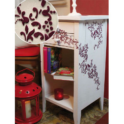 Szablon ścienny 074 - sklep plastyczny - szał dla plastyków