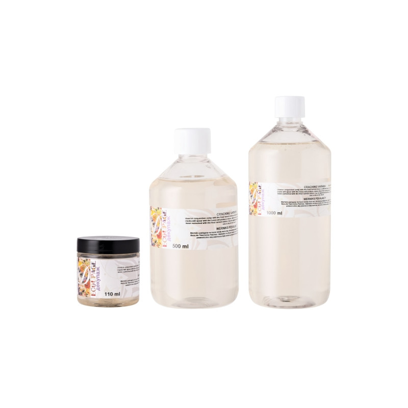 Renesans varnish cracked decoupage - szal art - sklep plastyczny