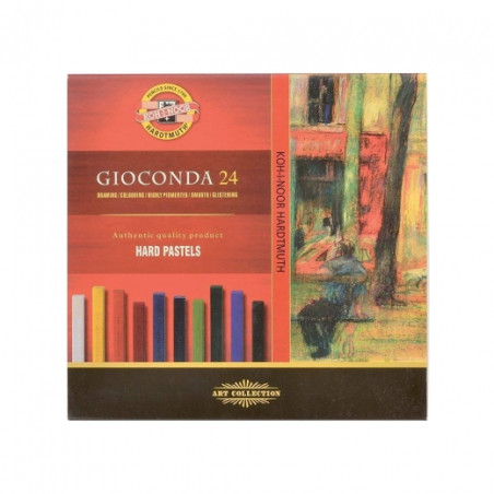 Koh-i-noor gioconda pastels dry hard stick 24 pcs