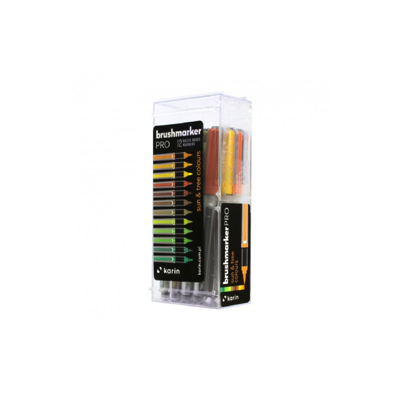 Karin brushmarekr pro set of 12 sun&tree markers
