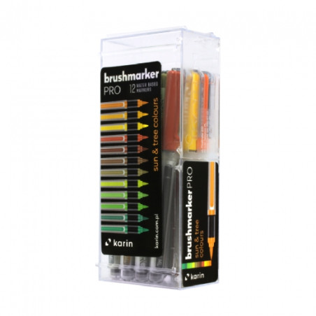 Karin brushmarekr pro set of 12 sun&tree markers