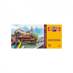 Koh-i-noor gioconda pastele suche twarde w sztyfcie 12 szt - sklep pla