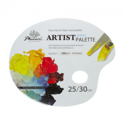 Phoenix oval pallet block 25x30cm- szal art - sklep plastyczny