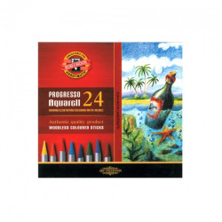 Koh-i-noor progresso aquarell set of 24 watercolor pencils