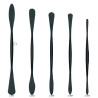 Steel conservation spatulas, black - szał art - sklep plastyczny