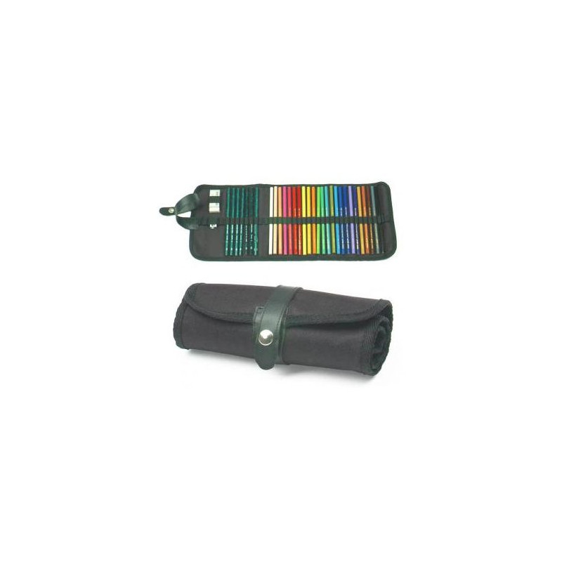 Rolling pencil case for 20x50cm crayons brushes - Art store - A craze for