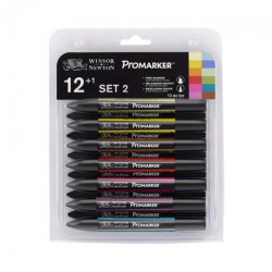 Winsor&Newton promarker zestaw 13 kolorów nr.2 - sklep plastyczny - sz