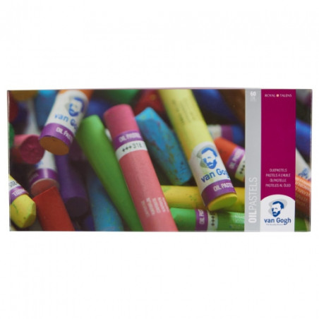Talens van gogh set of oil pastels 60 colors