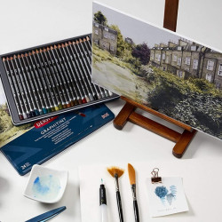 Derwent graphitint colored graphite pencils 24 colors