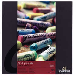 Rembrandt Soft Pastel - 90 col Portrait Cardboard Box Set