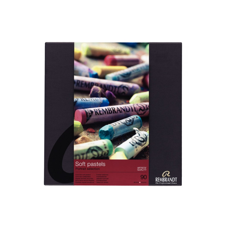 Talens rembrandt portretowe zestaw pasteli suchych 90 sztuk - sklep pl