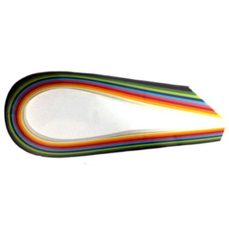 Quilling strips, various colours 3, 5, 10 mm - szal art - sklep plasty