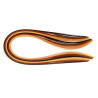 Quilling straps, shades of brown 3, 5, 10 mm