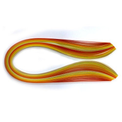 Quilling strips, shades of yellow 3, 5, 10 mm - szal art - sklep plast
