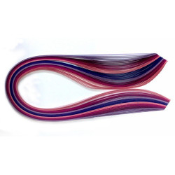 Paski do quillingu, odcienie różu i fioletu 3, 5, 10 mm - sklep plasty