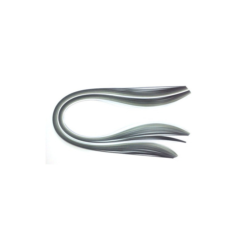 Quilling strips, shades of gray 3, 5, 10 mm - szal art - sklep plastyc