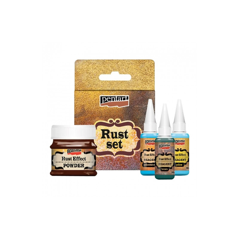 Pentart rust effect set