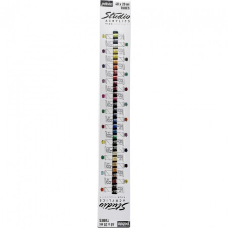 Pebeo studio zestaw farb akrylowych 40x20ml - sklep plastyczny - szał