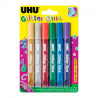 UHU Glitter Glue Orginal 6x10ml - glitter