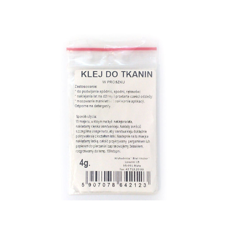 Glue for 4g powder fabric - szal art - sklep plastyczny