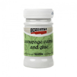 Varnish adhesive for Pentart fabrics