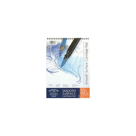 Blok Winsor&Newton smooth surface cartridge pad spirala 25ark 150g