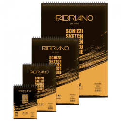 Szkicownik Fabriano schizzi na spirali 90g