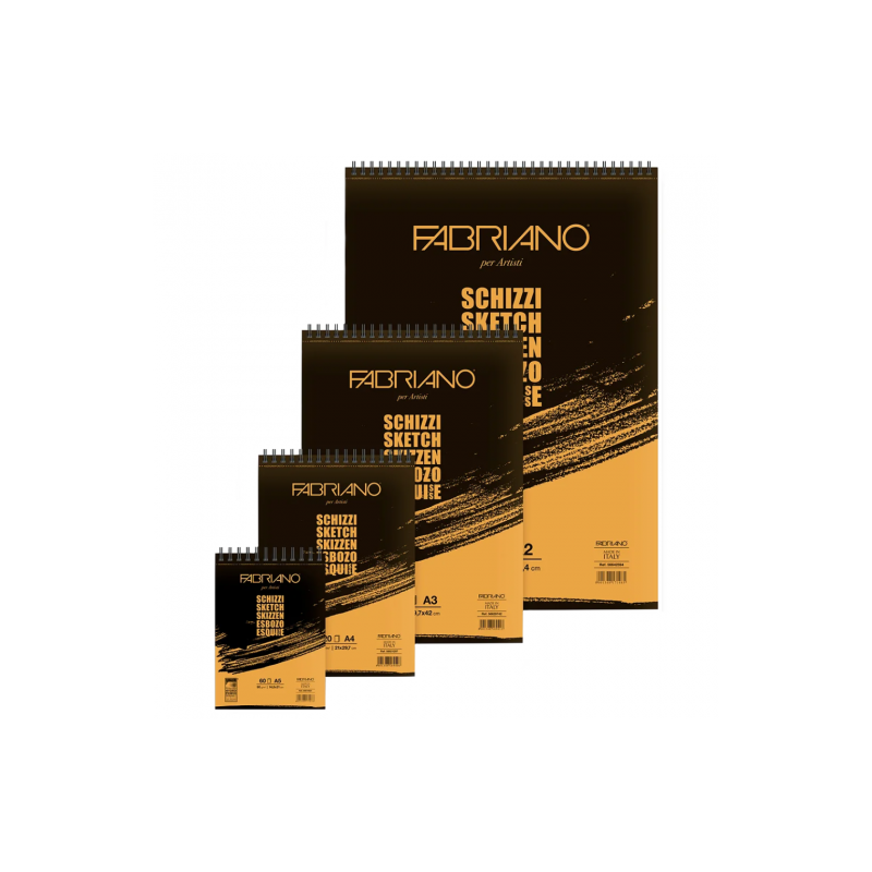 Szkicownik Fabriano schizzi na spirali 90g