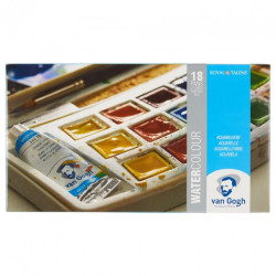 Talens Van Gogh water 18 colour pocket box 20HP8618