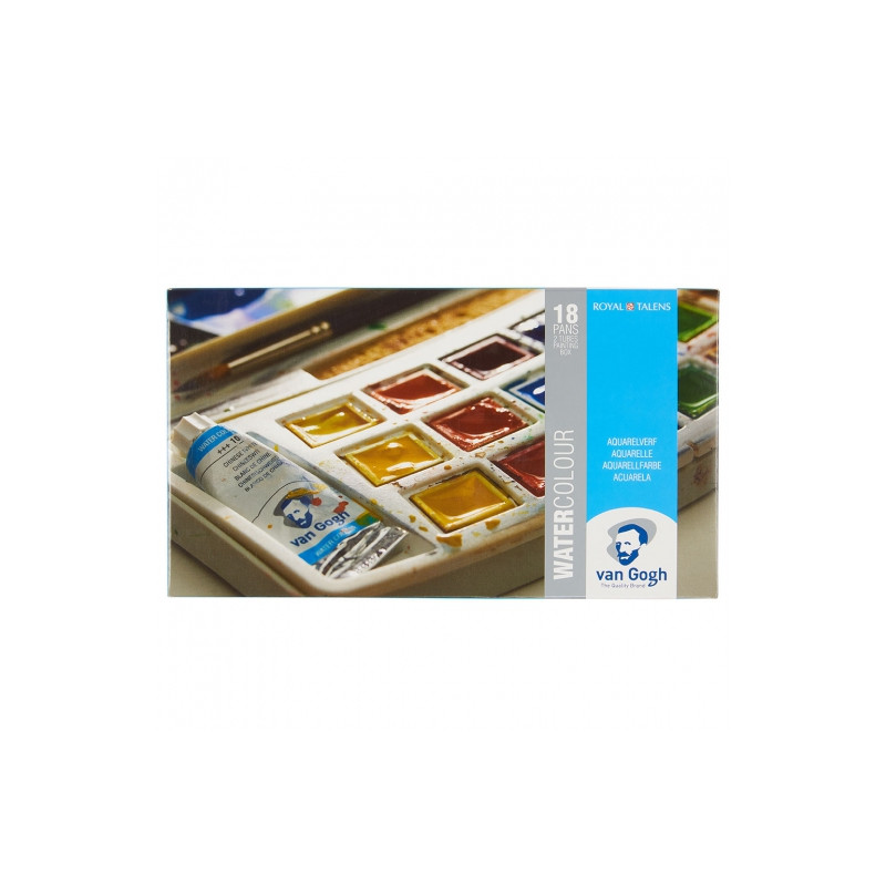 Talens Van Gogh water 18 colour pocket box 20HP8618