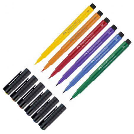 Faber-Castell Pitt artistic felt-tip pens with brush tip - szał art -