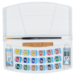 Talens Van Gogh water 18 colour pocket box 20HP8618