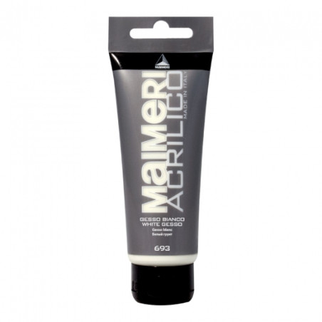 Maimeri acrilico gesso 200ml - sklep plastyczny - szał dla plastyków