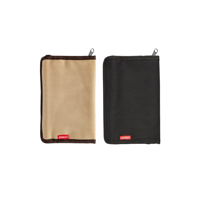 Derwent artpack khaki pencil case