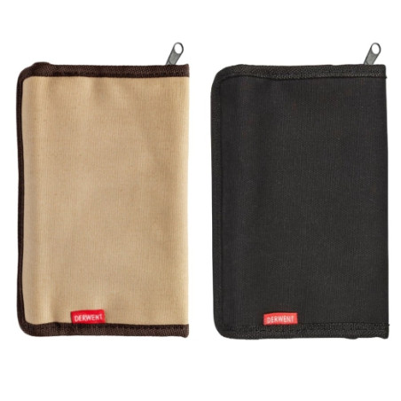 Derwent artpack khaki pencil case