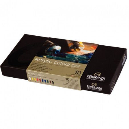 Talens Rembrandt acrylic paints set 10x40ml