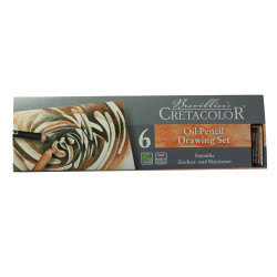 Cretacolor set of 6 oil crayons - art store craze for Plast
