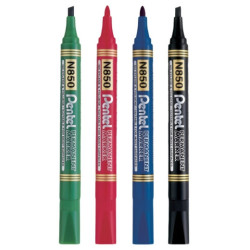 Pentel markery permanentne czarne oraz kolorowe - sklep plastyczny - s